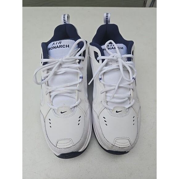 Mens Nike Air Monarch IV White/Navy mens Shoes Size 11.5 main image 10